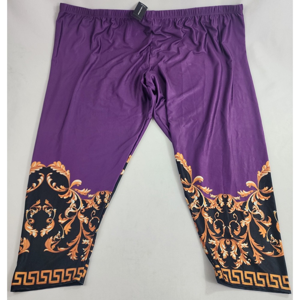 Ashley Stewart Legging Womens sz 34/36 Purple Mag Stretch $39 Ladies